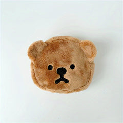 Kids Plush Bear Coin Purse Small Storage Bag