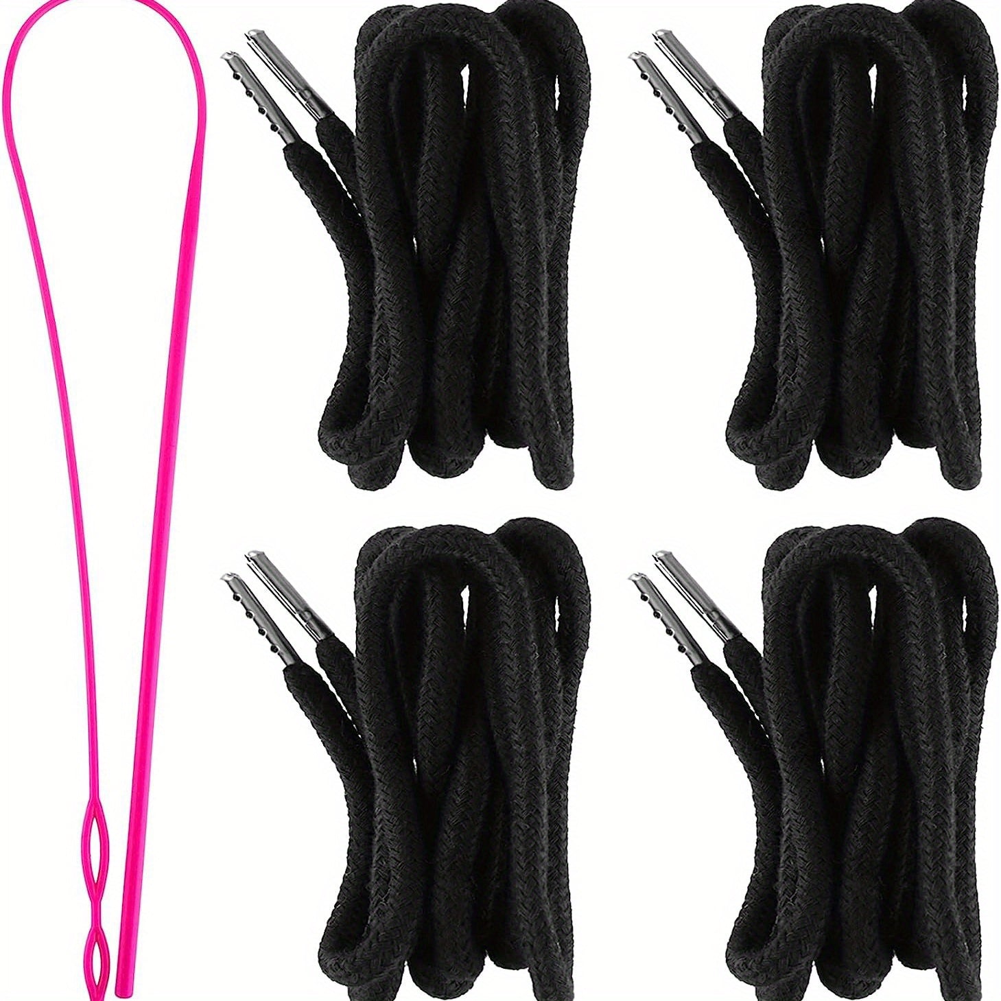 4pcs Drawstring Replacement Hoodie String Cord Shorts Drawstrings 54cm Long