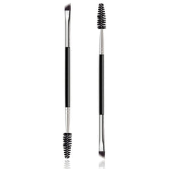 2 Pcs Double Ended Eyebrow Brush & Spoolie for Brow Powder