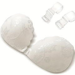 Invisible Chest Stickers Push Up Strapless Print Bra