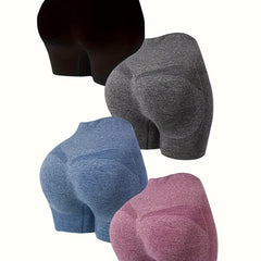 4pcs High Waist Quick Drying Yoga Shorts