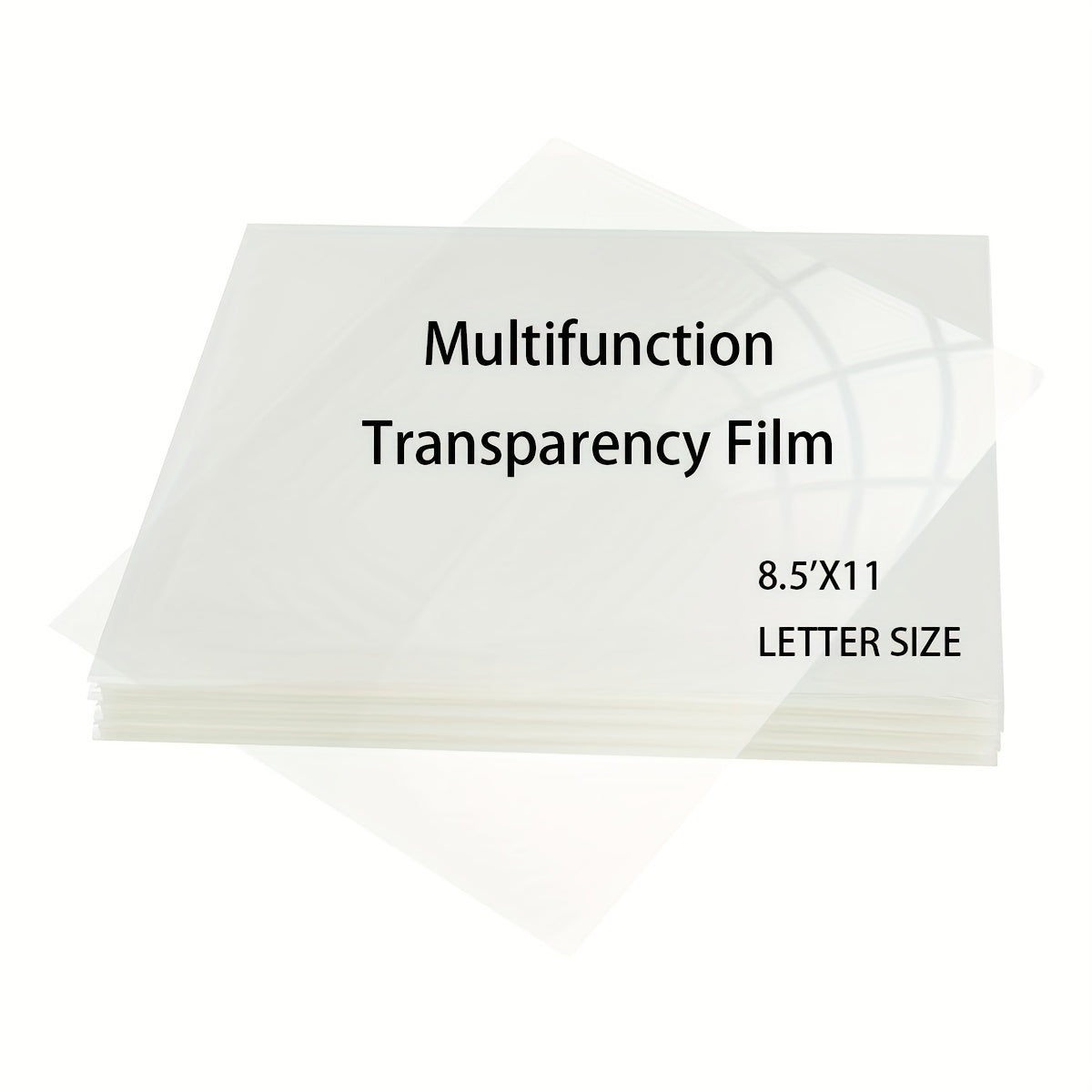 Inkjet Printer Clear Transparency Film 21.59 x 27.94 cm 4.0mil