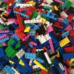 100pcs Assorted Colors Small Brick Building Blocks Set