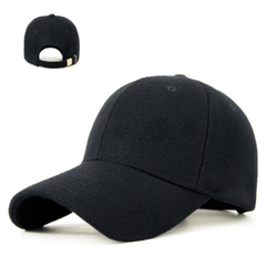 Wool Plus Size Baseball Cap Plus Velvet Cap Autumn And Winter Mens