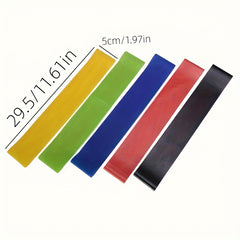 5pcs Resistance Bands Fitness Stretch Rope Yoga Strength Training Gym
