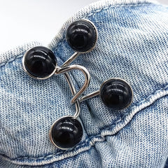 2 Pairs Jean Buttons for Tightening Loose Jeans Pants