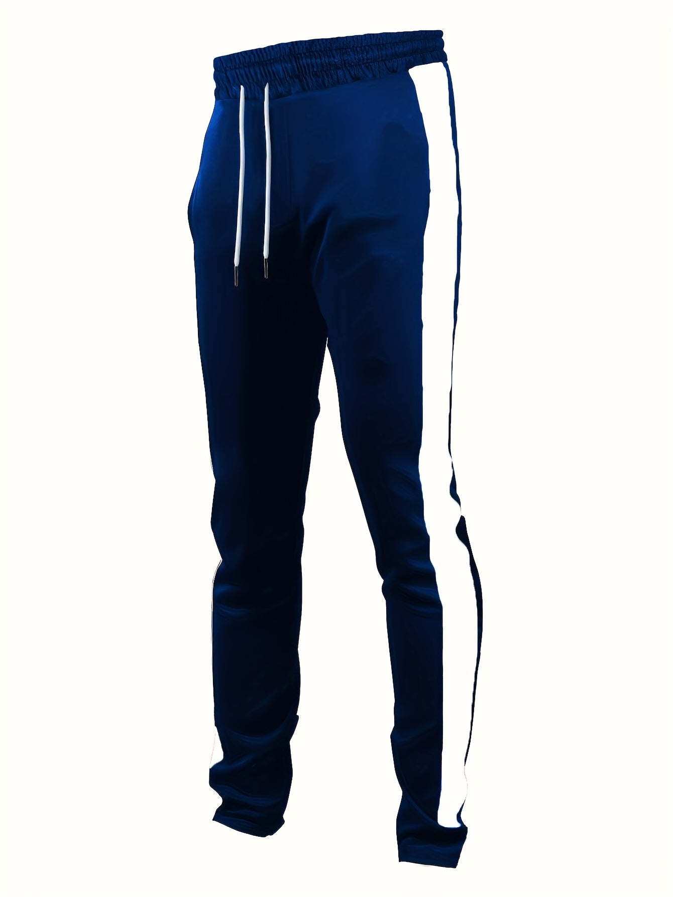 Patchwork Vertical Block Men's Drawstring Sweatpants