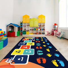 Hop & Count Hopscotch Rug Mat Large Area Rug Car Rug Hopscotch Mat For Kids