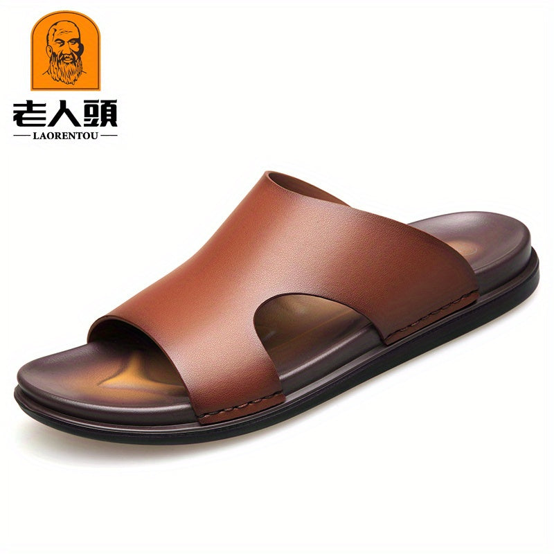 LAORENTOU Men's Non Slip Sandals Comfy Beach Shoes Summer