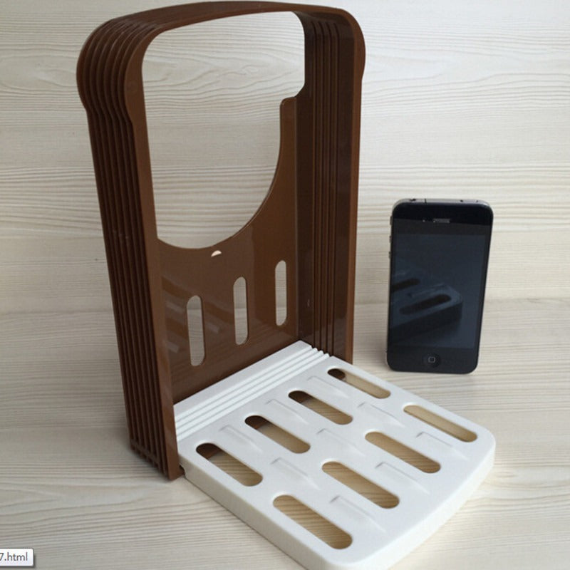 Foldable Bread Slicer Cutter Bagels Loaves Sandwiches