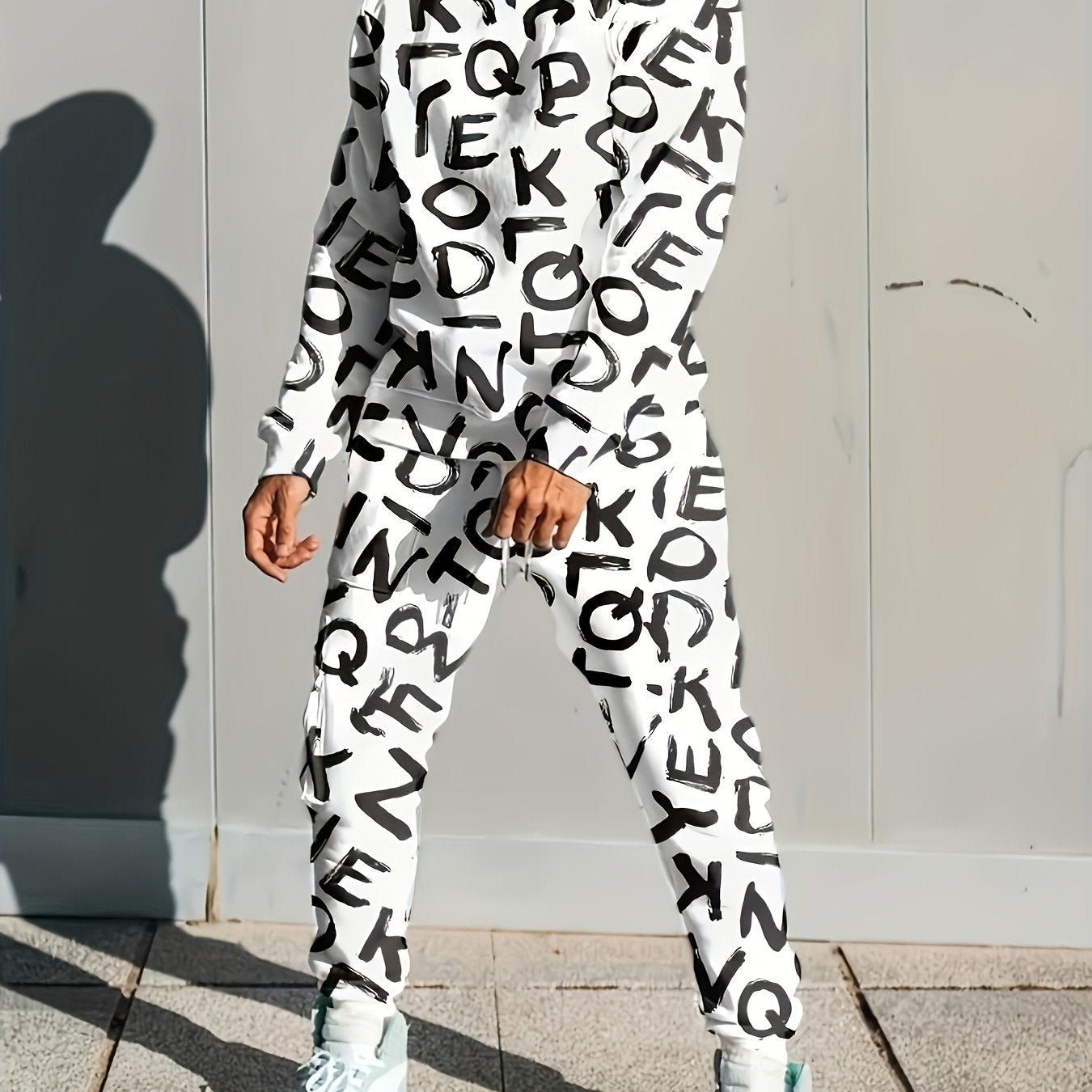 Men's 2pc Sweatshirt & Drawstring Sports Trousers