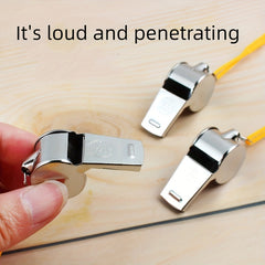 Metal Whistle With Lanyard For Coach Referee