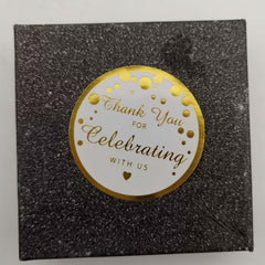 60pcs Golden Thank You Stickers for Celebrations & Events