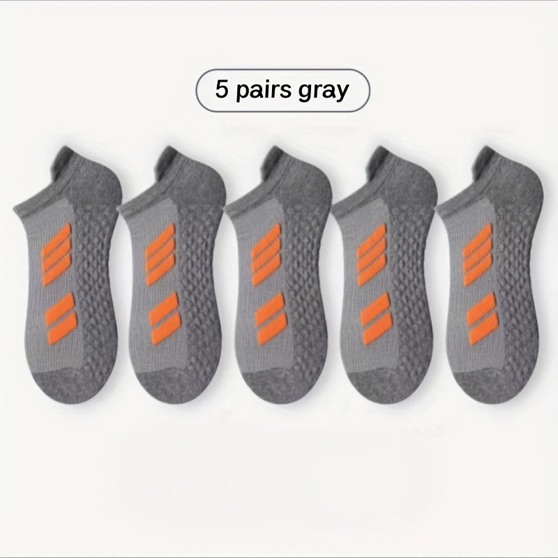 5 Pairs Winter Ankle Socks Men Women Thick Warm Sports Running