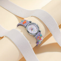 Rainbow Pony Kids Watch with Plastic Strap