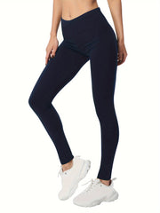 Slim Fit Stretch Cropped Yoga Leggings Women's Activewear