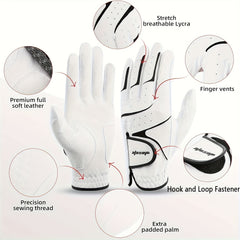 Durable Anti Slip Golf Glove Left Hand Breathable Comfortable