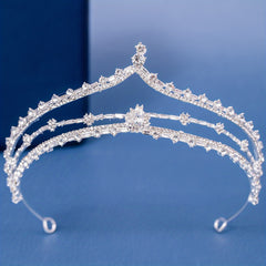 Girl's Fairy Birthday Rhinestone Crown Tiara
