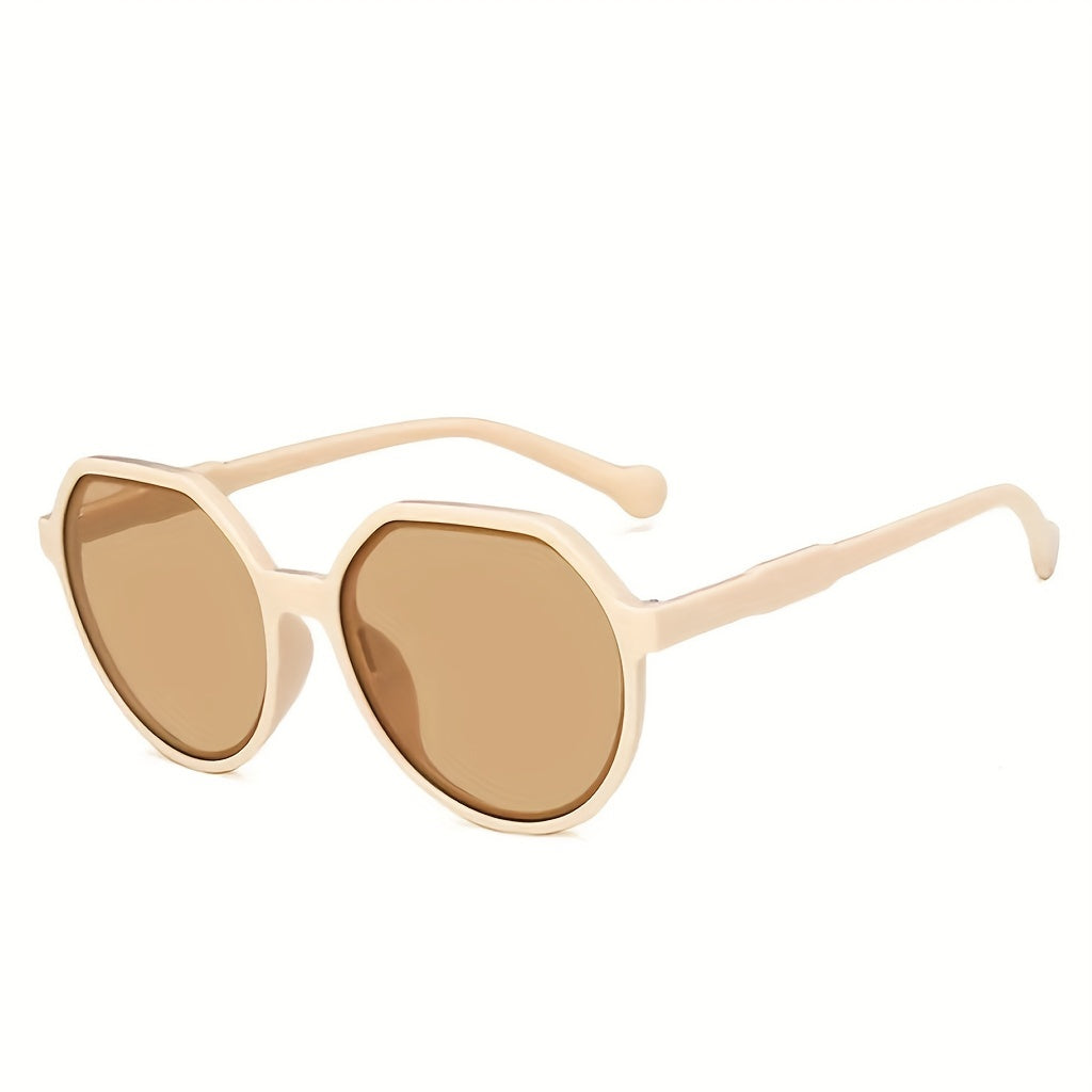 Large Round Candy Sunglasses Women Vintage Stylish UV Protection Lenses