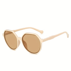 Large Round Candy Sunglasses Women Vintage Stylish UV Protection Lenses