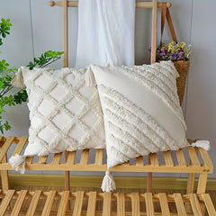 Bohemian Style Plush Cushion Cover Throw Pillowcase