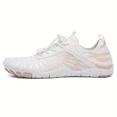 Unisex Lace Up Barefoot Water Shoes Quick Drying Sneakers