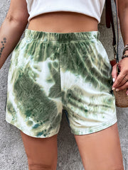 Tie Dye Stretch Loose Shorts