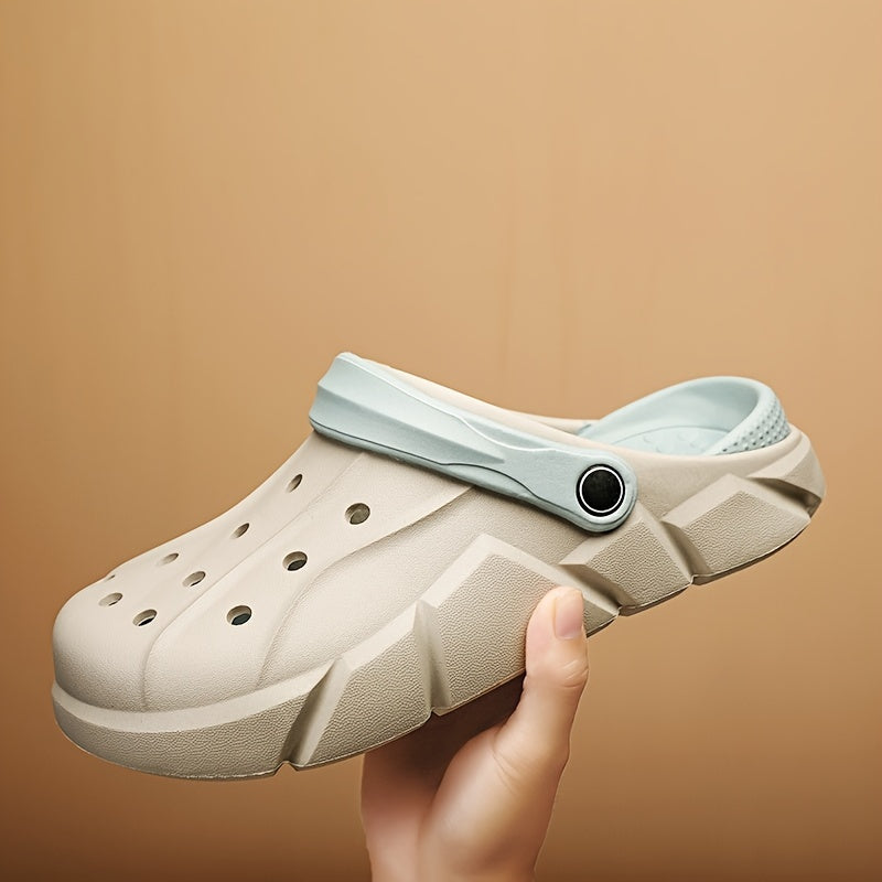Men's Lightweight Non-Slip Closed Toe Clogs