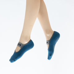 Women's Dew Instep Wide Elastic Band Monogrammed Yoga Socks