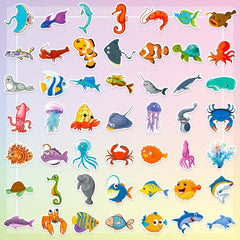 100pcs Sea Turtle Stickers Cartoon Decoration Waterproof Vinyl Stickers