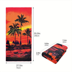 Mutao Microfiber Beach Towel Quick Drying Soft 69x139cm