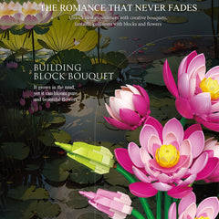 Lotus Building Blocks Set for Home Decor