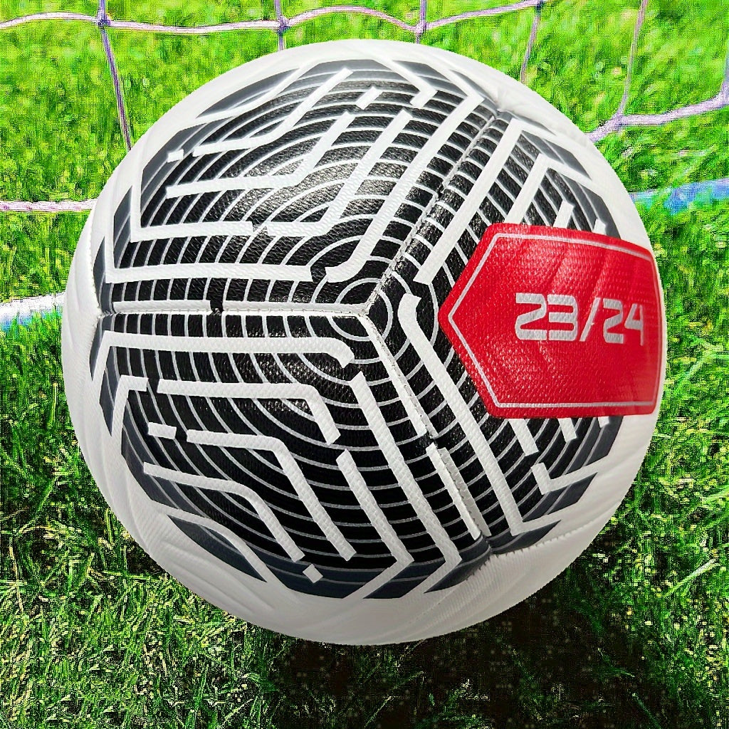 1pc Size 5 Soccer Ball Faux Leather Match Training Balls