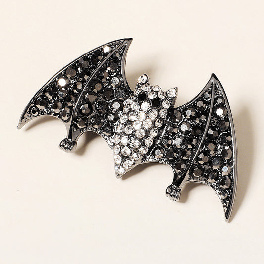 Spider Hair Pin Rhinestone Gothic Punk Crystal Bobby Pin Halloween Accessory