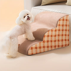Portable Pet Dog Stairs Small Dogs Washable Dog Ramp Climbing Ladder