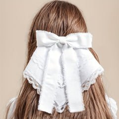 Fabric Bowknot Hair Clip for Women