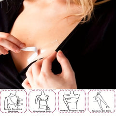 Invisible Anti-slip Stickers for Shirt Neck Women's Lingerie