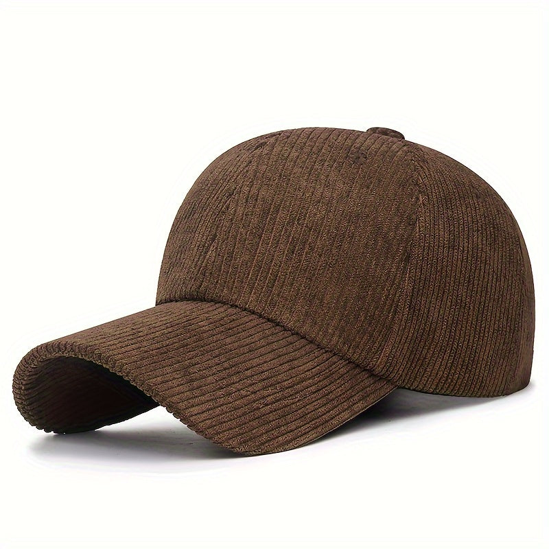 Corduroy Baseball Cap Casual Sun Hat