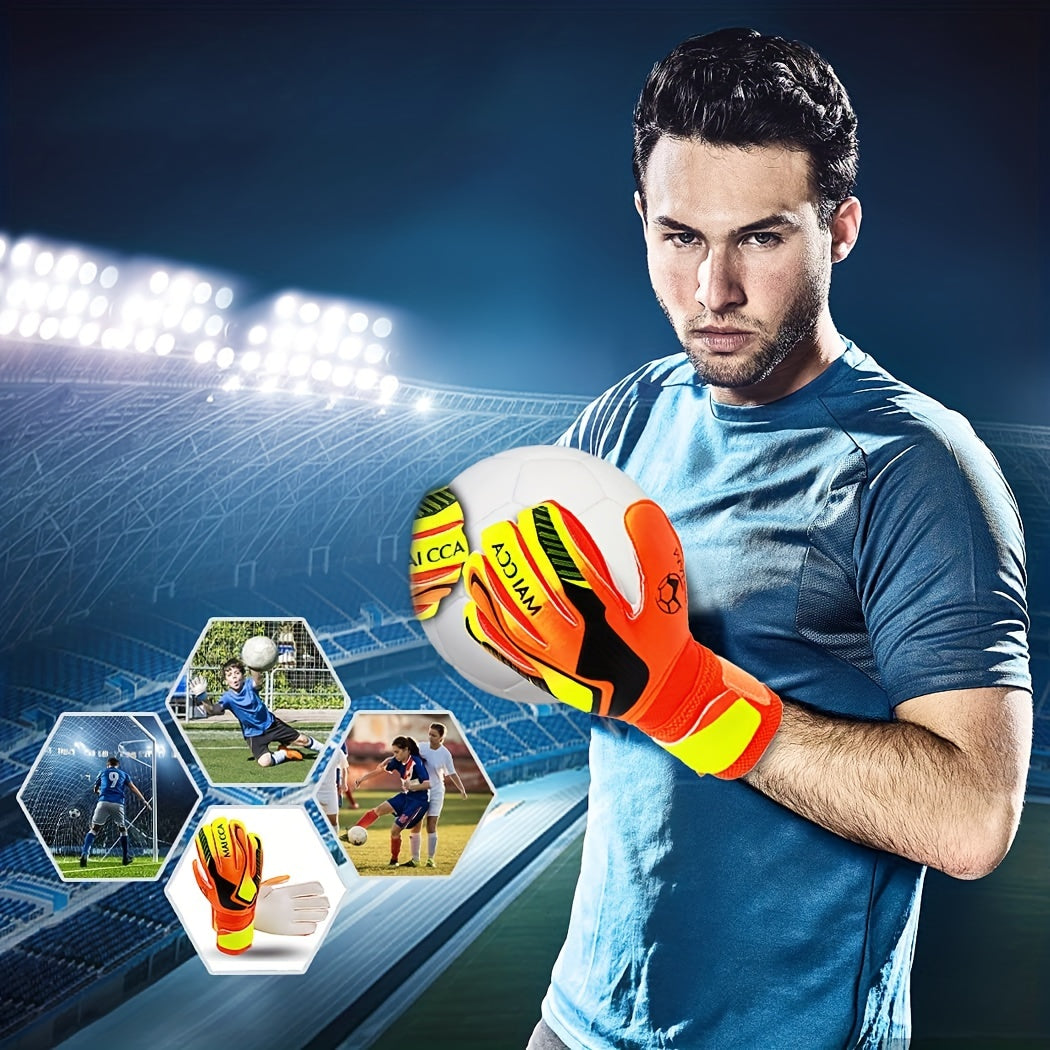 Strong Grip Goalie Gloves Finger Protection