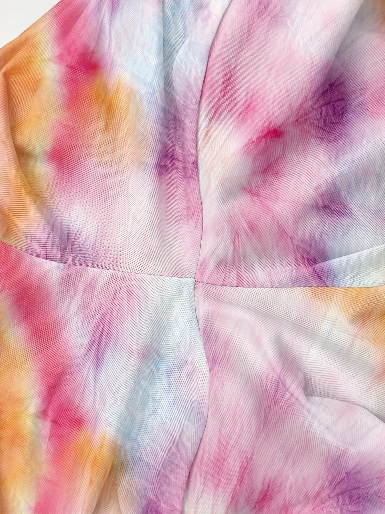 2pcs Girls Tie Dye Stretch Leggings Athletic Slim Yoga Pants Kids Clothes