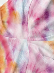 2pcs Girls Tie Dye Stretch Leggings Athletic Slim Yoga Pants Kids Clothes