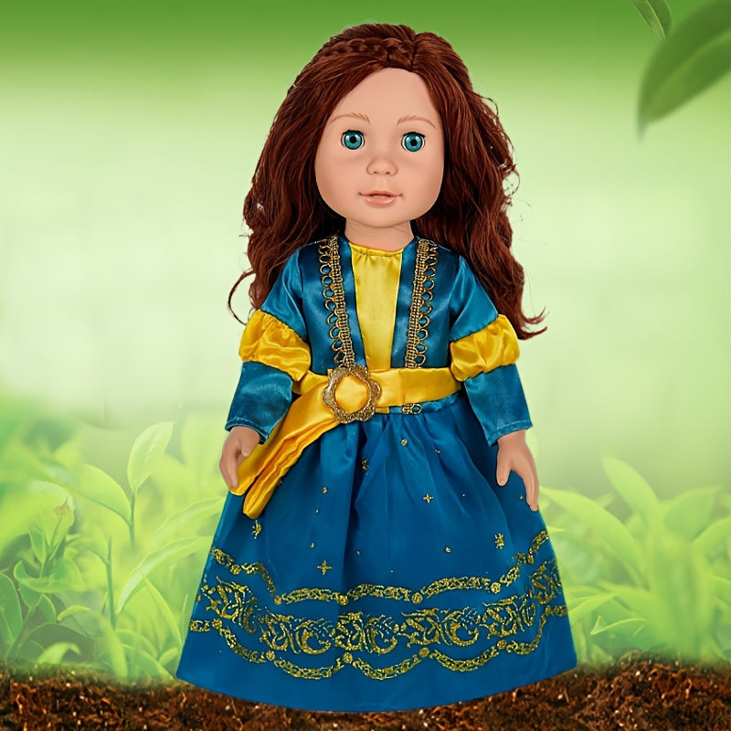 Princess Dress for 18 Inch Dolls - Christmas Birthday Party Gift