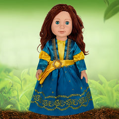 Princess Dress for 18 Inch Dolls - Christmas Birthday Party Gift