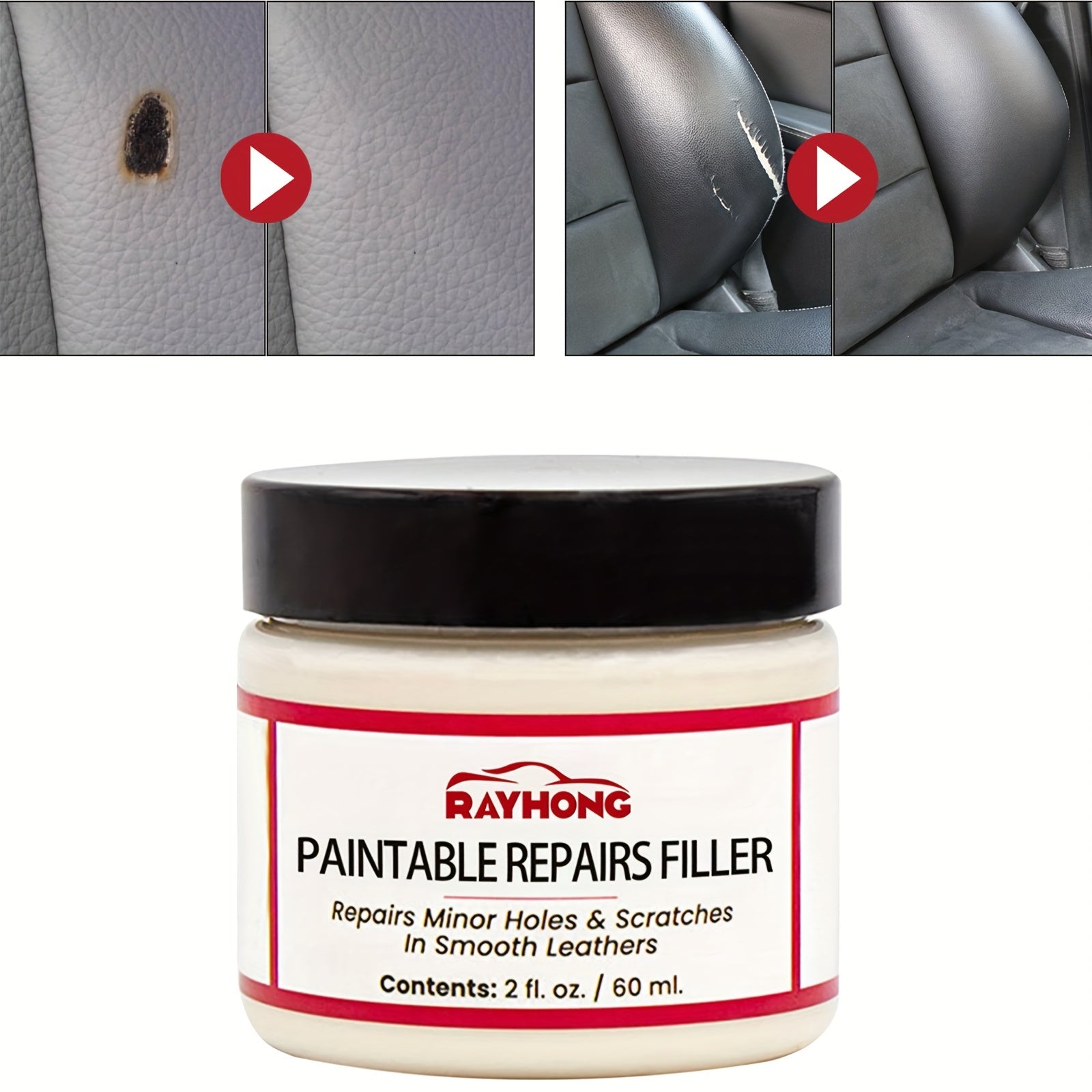 Leather Filling Paste Repair Scratches On Car Seats And Restore Damaged Sofa