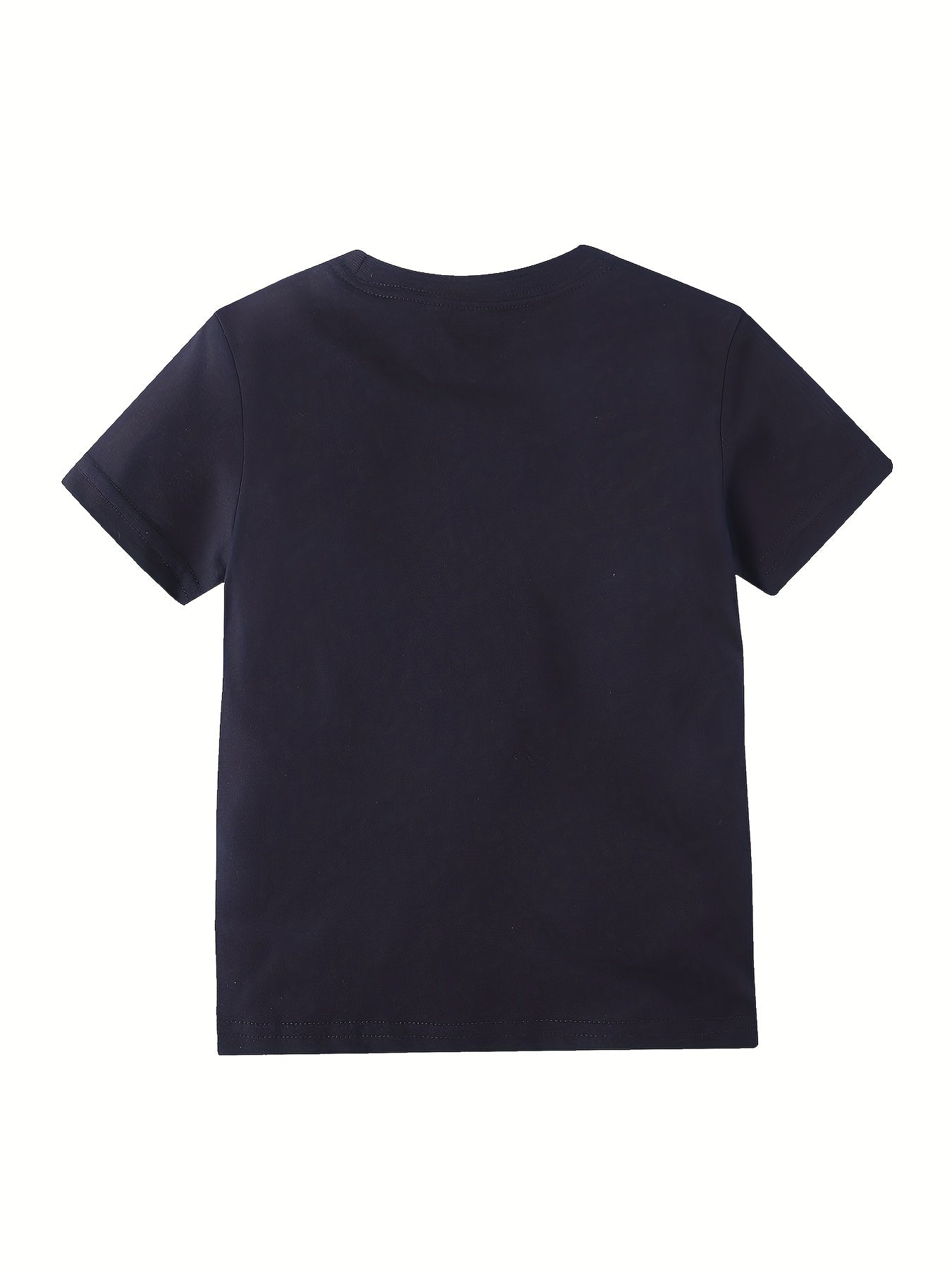 Boys Helicopter Print Casual Cotton Short Sleeve T Shirt