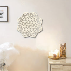 Chakra Big Flower Yoga Meditation Pendant Wall Decoration Gothic Style
