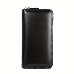 Women's Long Zipper Leather Wallet