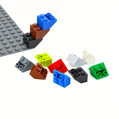 50pcs Building Blocks 2x2 Thick Bricks Compatible with 3660 Roof 45 Inverted Slo