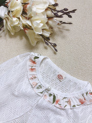 Floral Ruffle Lace Sunscreen Shawl UV Protection Cardigan