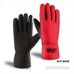 Winter Cycling And Skiing Gloves For Men And Women